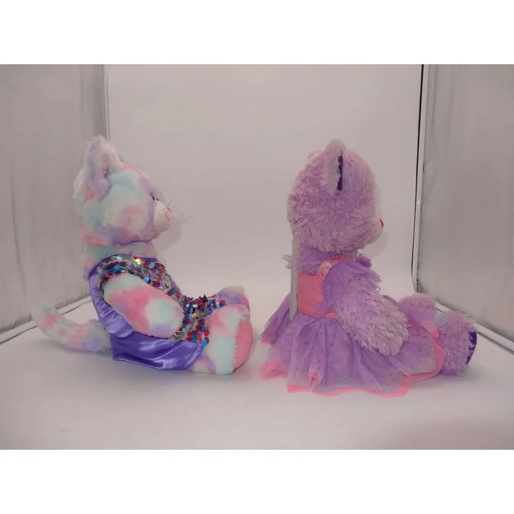 Build A Bear Disney Frozen Anna Stuffed Teddy Bear Lavender 17